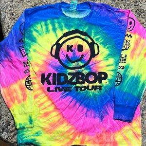 Kids Bop Live tour Limited edition Tie-Dye Long Sleeve Tee